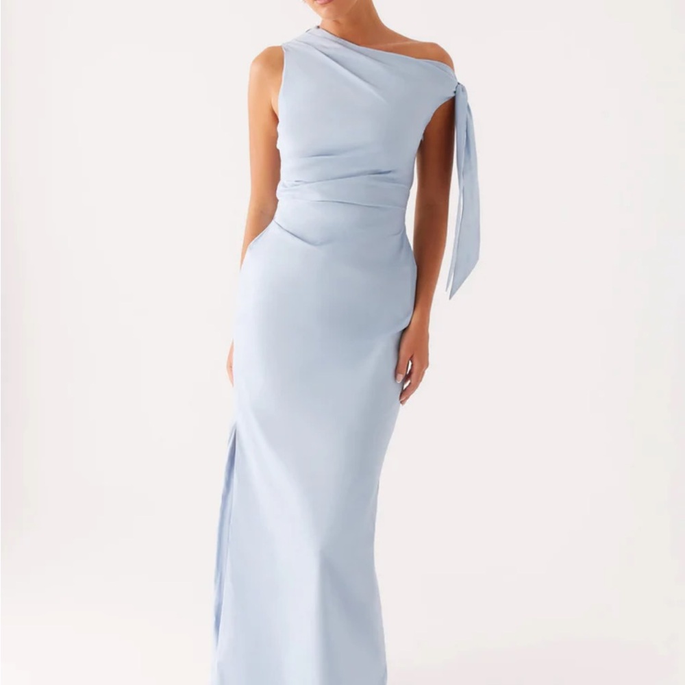 Peppermayo Light Blue One-Shoulder Maxi Dress - Picture 4 of 5